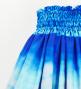 Hula Double Shantung Pa'u Skirt with Hawaiian Flower & Sea Print / Luxury Collection / J3195-7