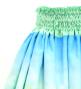 Hula Double Shantung Pa'u Skirt with Hawaiian Flower & Sea Print / Luxury Collection / J3195-5