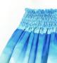 Hula Double Shantung Pa'u Skirt with Hawaiian Flower & Sea Print / Luxury Collection / J3195-6