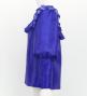Hula Yoke Frill Balloon Sleeve Blouse with Shantung / Royal Blue / J3197rbl