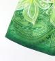 Hula Shantung Pa'u Skirt with Tiare & Kahiko Print / Luxury Collection / Green / J3198gr