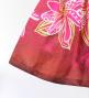 Hula Blouse & Pa'u Set-Up with Tiare & Kahiko Print / Luxury Collection / Red / J3199rd