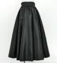 Hula Long Shantung Circular Skirt / Luxury Collection / Black / J3201-13