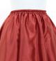 Hula Long Shantung Circular Skirt / Luxury Collection / Dark Red 2 / J3201-14