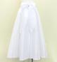 Hula Long Shantung Circular Skirt / Luxury Collection / White / J3201-16