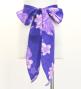 Hula Long Circular Skirt withHibiscus & Bird of Paradise / Luxury Collection / Purple / J3201-17