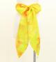 Hula Long Circular Skirt with Hawaiian Flower / Luxury Collection / Yellow / J3201-21