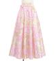 Hula Long Circular Skirt with Tube Rose / Luxury Collection / Light Pink / J3201-24