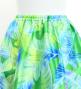 Hula Long Shantung Circular Skirt with Ginger Print / Luxury Collection / YellowGreen / J3201-3