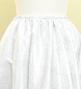 Hula Long Circular Skirt with Kahiko & Hibiscus Print / Luxury Collection / White / J3201-6