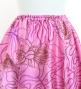 Hula Long Circular Skirt with Lehua Print / Luxury Collection / Pink & Purple / J3201-7