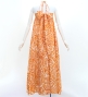 Hula Long Multi Way Koshibo Dress with Kahiko Print / Luxury Collection / Beige & Orange / J3202-3