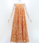 Hula Long Multi Way Koshibo Dress with Kahiko Print / Luxury Collection / Beige & Orange / J3202-3
