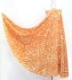 Hula Long Multi Way Koshibo Dress with Kahiko Print / Luxury Collection / Beige & Orange / J3202-3