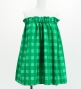 Hula Blouse & Pa'u Set-Up with Palaka & Lei Print / Luxury Collection / Green / J3204gr