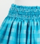Hula Blouse & Pa'u Set-Up with Palaka & Lei Print / Luxury Collection / Light Blue / J3204lbl