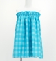 Hula Blouse & Pa'u Set-Up with Palaka & Lei Print / Luxury Collection / Light Blue / J3204lbl