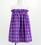 Hula Blouse & Pa'u Set-Up with Palaka & Lei Print / Luxury Collection / Purple / J3204pu