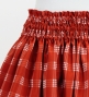 Hula Blouse & Pa'u Set-Up with Palaka & Lei Print / Luxury Collection / Red / J3204rd