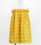 Hula Blouse & Pa'u Set-Up with Palaka & Lei Print / Luxury Collection / Yellow / J3204ye