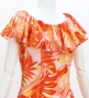 Hula Koshibo Frill Dress / Luxury Collection / Orange Red / J3205orrd