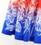Hula Blouse & Pa'u Set-Up with Hawaiian Flower Print / Luxury Collection / J3222-2