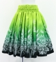 Hula Blouse & Pa'u Set-Up with Hawaiian Flower Print / Luxury Collection / J3222-6