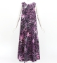 Hula Long Koshibo Dress with Heliconia Print / Luxury Collection / Pink / J3223-1