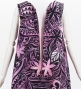 Hula Long Koshibo Dress with Heliconia Print / Luxury Collection / Pink / J3223-1