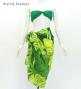 Hula Short Pareo / Hibiscus / Green / J3225-16