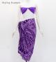 Hula Short Pareo / Kahiko & Moana / Purple / J3225-18