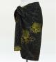Hula Short Pareo / Lehua / Black / J3225-22