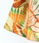 Tahitian Shantung Skirt with Hawaiian Leaf Print / Luxury Collection / Orange / J3226-10