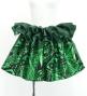 Tahitian Shantung Skirt with Kahiko & Strelitzia Print / Luxury Collection / Green / J3226-15