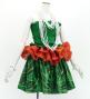 Tahitian Shantung Skirt with Ti Leaf Print / Luxury Collection / Green / J3226-16