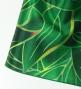 Tahitian Shantung Skirt with Ti Leaf Print / Luxury Collection / Green / J3226-16