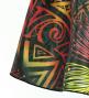 Tahitian Shantung Skirt with Kahiko & Lehua Print / Luxury Collection / Black / J3226-3