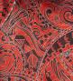 Tahitian Shantung Skirt with Kahiko & Moana Print / Luxury Collection / Red / J3226-5