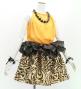 Tahitian Shantung Skirt with Kahiko Print / Luxury Collection / Beige & Brown / J3226-9