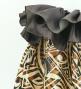 Tahitian Shantung Skirt with Kahiko Print / Luxury Collection / Beige & Brown / J3226-9