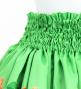 Hula Shantung Pa'u Skirt with Cattleya Lei Print / Luxury Collection / Green /J3227gr