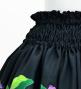 Hula Set up with Cattleya Lei Print / Luxury Collection / Black / J3228bk