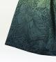 Hula Shantung Pa'u Skirt with Monstera & Kahiko Print / Luxury Collection / J3258-6