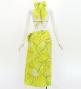 Koshibo Bra Top & Short Pareo / Ti Leaf / Yellow / J3259-23
