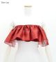 Hula Multi-way Frill Blouse with Shantung / Dark Red 2 / J3261drd2