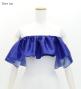 Hula Multi-way Frill Blouse with Shantung / Royal Blue / J3261rbl