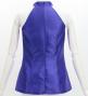 Hula American Armhole Blouse with Shantung / Royal Blue / J3263bk