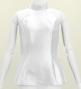 Hula American Armhole Blouse with Shantung / White / J3263wh