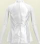 Hula American Armhole Blouse with Shantung / White / J3263wh
