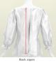 Hula 3/4 Sleeve Blouse with Shantung / White / J3264wh